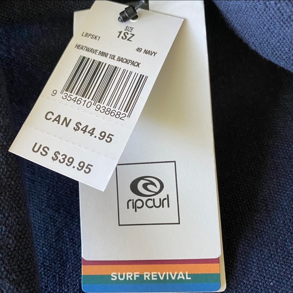 🔹HOST PICK🔹 NWT Rip Curl Heatwave Mini 10 Liter Backpack - Picture 4 of 12